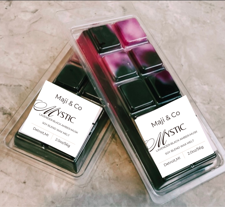 Mystic Wax Melt | Black Amber & Egyptian Musk with Lavender