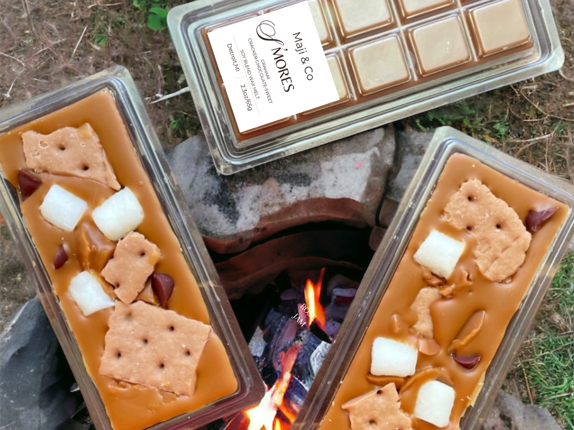 S'mores Wax Melts | Chocolate & Marshmallow Scent