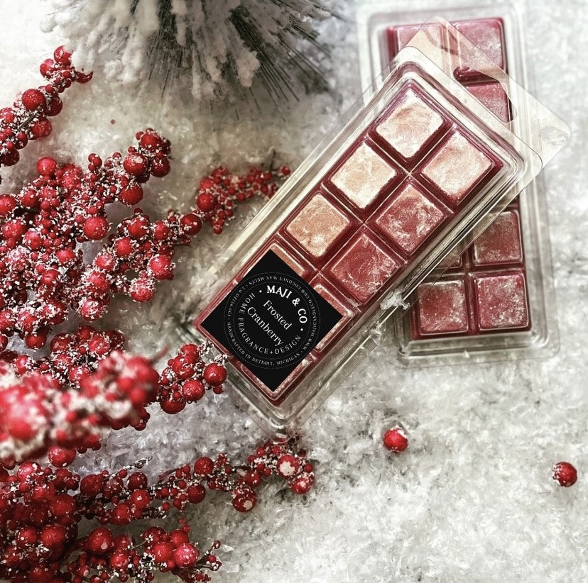 Frosted Cranberry Wax Melt | Cranberry, Red Currant & Vanilla